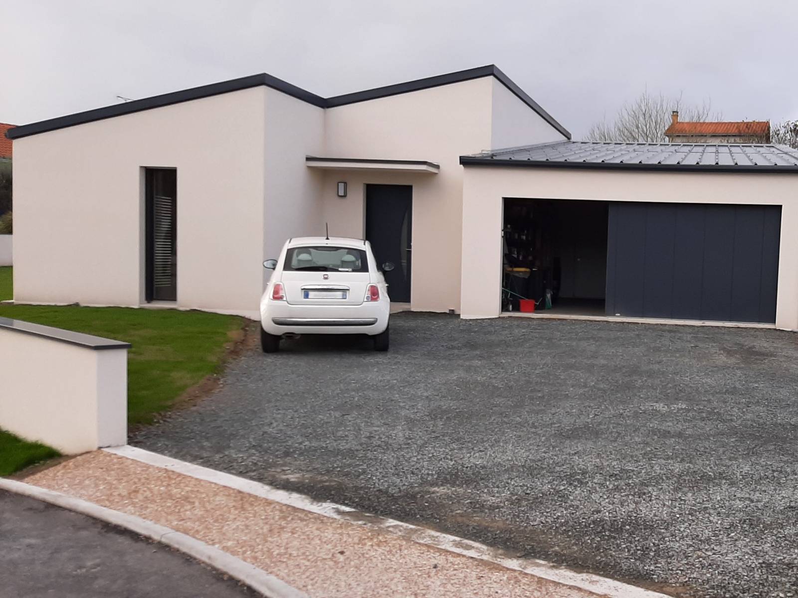 Photo avant le dbut du chantier