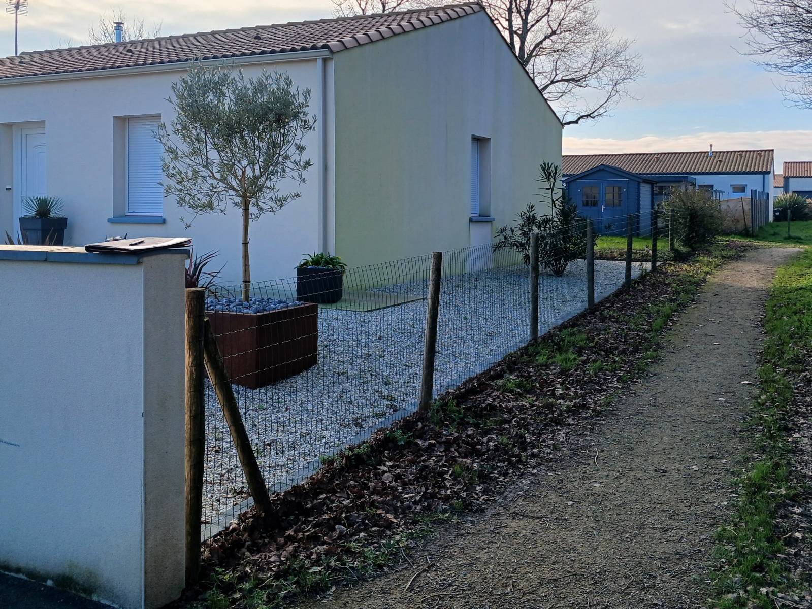 Photo avant le dbut du chantier