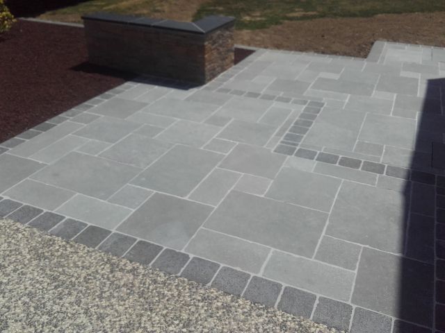 Dallage en kotha gris
