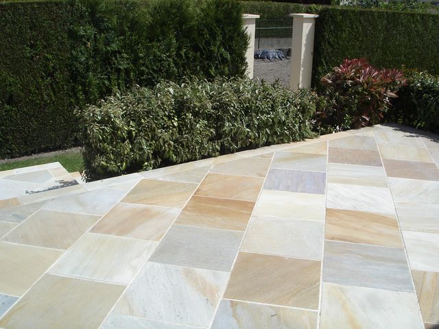 Terrasse en quartzit