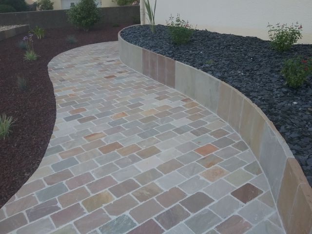 Pavage en Gres Metissay